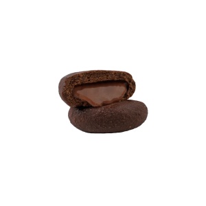 Biscuite Eco BROWNIE cu Alune de Padure Prajite (fara zahar, fara gluten, vegan) 25g - Leya' s Cookies - Img 2