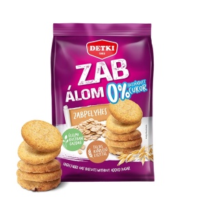 Biscuiti cu faina integrala si fulgi de ovaz ( fara zahar) 150g - Detki