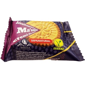 Biscuiti umpluti cu crema de curmale MA’AMOUL (fara zahar) 60g - Ambrozia