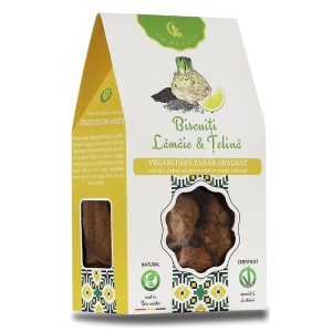 Biscuiti vegani cu lamaie si telina (fara zahar) 130g - Ambrozia