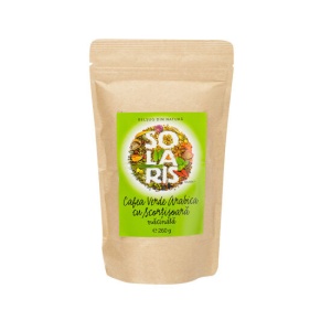 CAFEA VERDE ARABICA MACINATA CU SCORTISOARA 260g SOLARIS
