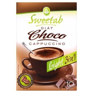 Cappuccino dietetic cu Ciocolata (fara zahar) 100g - Sweetab