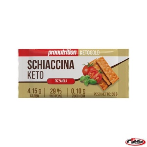 Crackers keto PIZZAIOLA (fara zahar, proteic, lowcarb) 50g - Pro Nutrition
