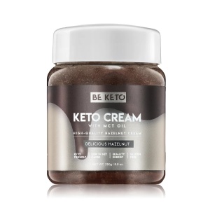Crema tartinabila KETO Delicious Hazelnut + MCT (fara zahar) 250g - BE KETO