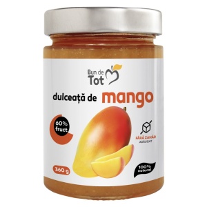Dulceata de mango (fara zahar) "BUN DE TOT" 360g DACIA PLANT