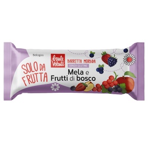 ECO Baton moale de mere si fructe de padure, Solo da Frutta, fara gluten, Baule Volante 30g - Img 2