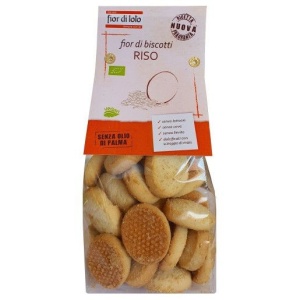 ECO Biscuiti Fior di biscotti, cu orez, fără lactoza, fără ouă, fără drojdie, fara ulei de palmier, vegan, Fior di Lotto 250g - Img 2