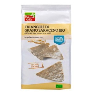 ECO Snack triunghiular din hrisca, fara gluten Finestra Sul Cielo 100g - Img 2