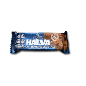 Halva din Susan cu Arahide cu Proteine Vegetale (fara zahar, vegana) 50g - Ambrozia