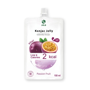 Jeleu din konjac cu Fructul Pasiunii, low calorie (fără zahăr adăugat) 150ml - Jelly B.