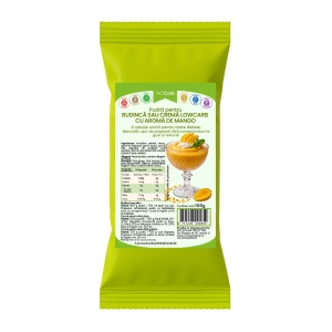Pudra pentru jeleu sau crema cu aroma de MANGO (lowcarb, fara zahar, fara gluten, KETO) 100g - NoCarb