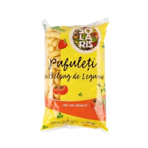 Pufuleti cu belsug de legume FARA SARE 50g SOLARIS