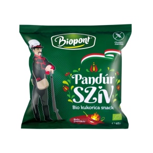 Pufuleti din porumb ECO cu Ardei Iute (fara gluten) 45g - Biopont