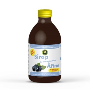 Sirop de Afine cu indulcitor Stevia Rebaudiana 250ml HYPERICUM