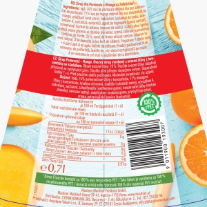 Sirop din Portocale si Mango 0% Zahar 700ml - Mautner Markhof - Img 2
