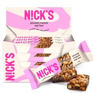 Baton crocant cu ARAHIDE (fara zahar) 40g – Nick's - Img 2