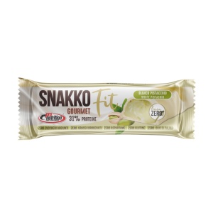 Baton de napolitana cu crema de FISTIC invelit in Ciocolata Alba (fara zahar, fara gluten) 30g - Pro Nutrition