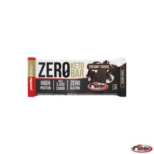 Baton proteic keto CREAMY COOKIE (fara zahar, fara gluten, lowcarb) 50g - Pro Nutrition