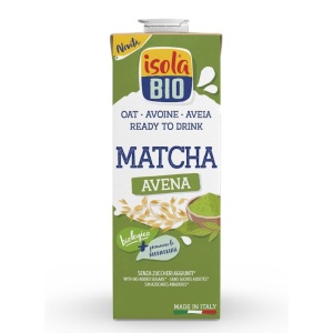 Bautura ECO din Ovaz cu Matcha (fara zahar, fara lactoza) 1L - Isola Bio