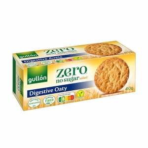 Biscuiti DIGESTIVE Ovaz (fara zahar, vegan) 410g - Gullon