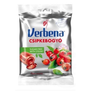 Bomboane cu crema de Macese cu Stevia si Vitamina C (fara zahar) 60gr - VERBENA