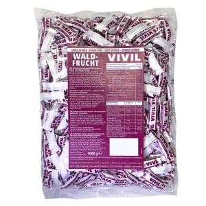 Bomboane Multivitamine fructe de padure (fara zahar) 1kg - VIVIL