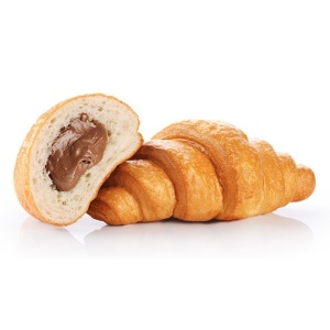 Croissant keto cu crema de CIOCOLATA (Low-Carb, fara zahar) 50g - FeelingOK - Img 2