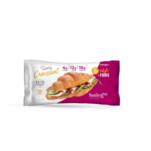 Croissant SARAT bogat in Fibre (proteic, fara zahar, keto, low carb) 50g - FeelingOK