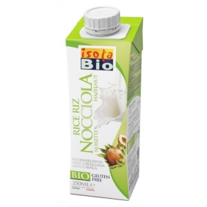ECO Bautura din orez si alune fara gluten, Isola Bio 250ml