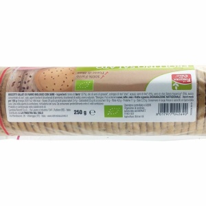 ECO Biscuiti sarati FrolIino din spelta, cu seminte, Finestra Sul Cielo 310g - Img 3