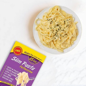 Fettuccine din faina de konjac 9kcal. BIO 270g (vegan, fara carbohidrati, fara gluten, keto) - Slim Pasta - Img 4
