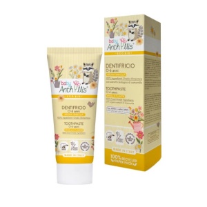 Pasta de dinti pentru copii 0-6 ani, cu gust de vanilie, ECO BIO, Baby Anthyllis 75ml Produs copii - Img 2