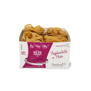 Paste proteice Tagliatelle cuiburi (low carb, keto) 200g - FeelingOK