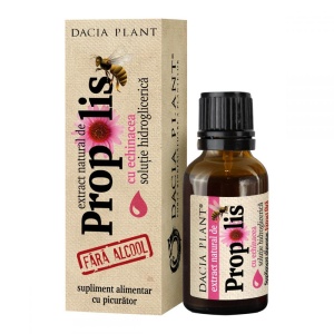 Propolis cu Echinacea fara alcool (cu picurator) 20ml DACIA PLANT