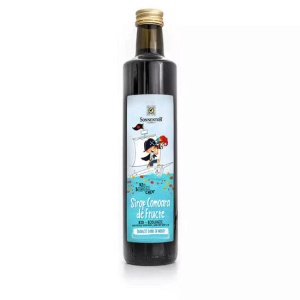 SIROP ICE TEA - CEAI NEGRU & PIERSICI ECO (indulcit cu suc de mere) 500ml SONNENTOR