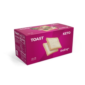Toast PROTEIC (Low-Carb, fara zahar, keto) 160g - FeelingOK