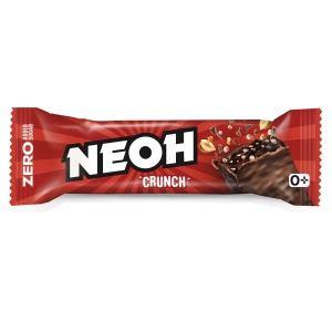 Baton Crocant cu alune de padure, invelit in ciocolata (fara zahar) 30g - NEOH
