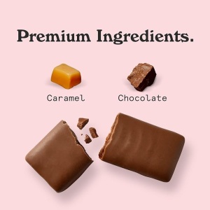Baton Crunchy Caramel cu Stevia (fara zahar) 28g - Nick's - Img 5