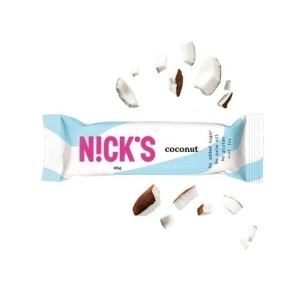 Baton cu COCOS invelit in ciocolata cu lapte, cu Stevia (fara zahar) 40g - Nick's