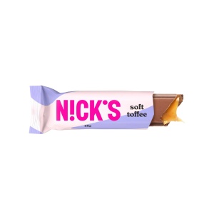 Baton Soft Toffee cu Stevia (fara zahar) 28g - Nick's - Img 5