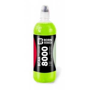 Bautura racoritoare cu BCAA - 8000 Green Apple (fara zahar) 700 ml - BORN WINNER