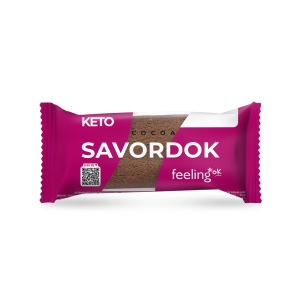 Biscuit Savoiardo cu CACAO (Low-Carb, proteic, fara zahar, keto) 35gr - FeelingOK