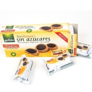 Biscuiți Ronditas 32% ciocolata (fără zahăr) 186g - Gullon