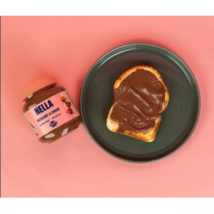 Crema tartinabila cu alune de padure si cacao, cu Stevia NELLA (fara zahar, fara ulei de palmier) 350g - HEALTHYco - Img 2