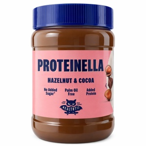 Crema tartinabila proteica cu Alune de Padure si Cacao PROTEINELLA (fara zahar, fara ulei de palmier) 750g - HealthyCo