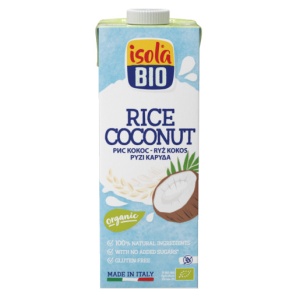 ECO Bautura din orez cu nuca de cocos, fara gluten, Isola Bio 1L - Img 4