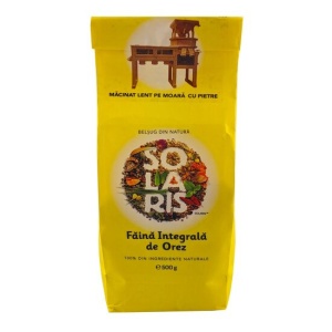 FAINA INTEGRALA DE OREZ 500gr SOLARIS