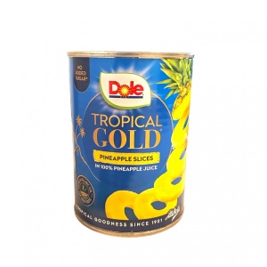Felii de ananas în suc, fara zahar 567g - Gold Dole - Img 1
