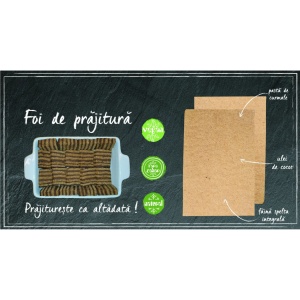 Foi de prajitura (fara zahar, vegan) 550g - Ambrozia - Img 3