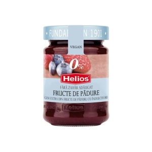 Gem de fructe de padure (fara zahar, fara gluten, vegan) 280g - Helios